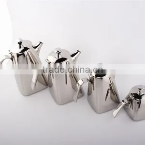 Stainless Steel 18/8 Mirror Finish Food Safety Round 300ml Small Tea Pot/water Kettle thumbnail-2