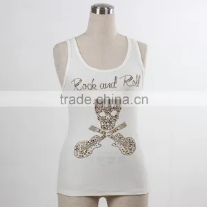 F5S15096 Women Printed Design Tank Top Fitness thumbnail-1