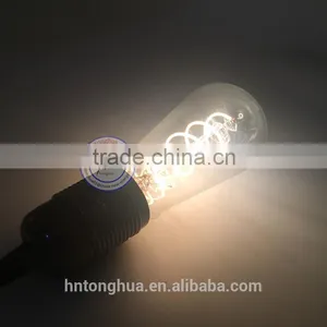 New Design Colorful Filament Led Bulb Vintage Retro Antique Industrial Style Lights ST64 E27 Brass thumbnail-1