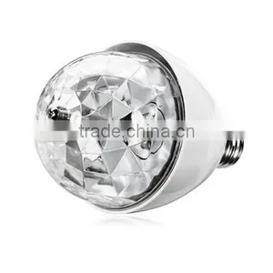 LED Crystal Rotating Bulb Lamp / Christmas Party Stage Light / Led Mini Light Bulb Lamp thumbnail-4