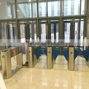 Speed Gate Flap Barrier for Office Building, Subway Station Retractable Scenic Spot thumbnail-1