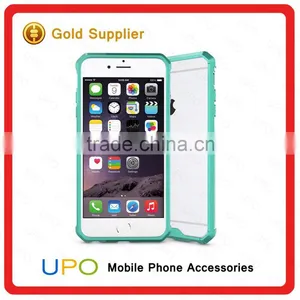 [UPO] Fashionable Wholesales Shockproof Hybrid TPU PC Transparent Clear Armor Phone Case for IPhone 6 Plus thumbnail-4