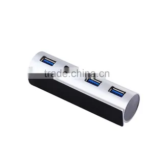 Aluminum USB 3.0 Hub High Speed 4 Ports USB Hub for Computer thumbnail-1