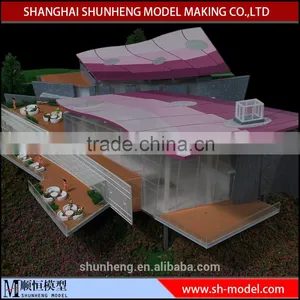 3D Rendering Architectural Scale Model for Real Estate Exhibition thumbnail-2