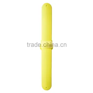 Custom Promotional Emoji Charm Silicone Slap Bracelets thumbnail-4