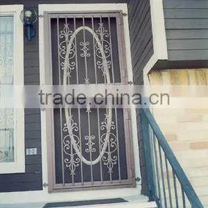 Iron Material and Swing Opening Pattern Entrance Wrought Iron Gate & Metal Gate thumbnail-5