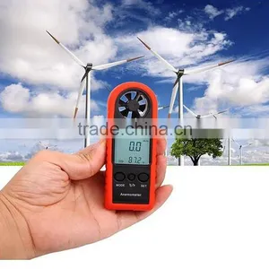 HT-383 Wind Speed Sensor Mini Handheld LCD Digital Anemometer Air Speed Gauge Flow Meter Tachometer Anemometro Digitale thumbnail-2