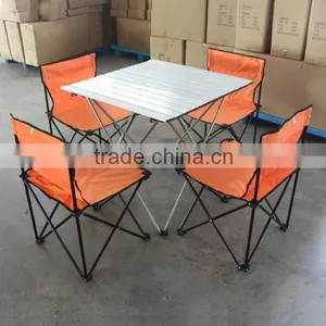 Outdoor Folding Table and Chair thumbnail-1