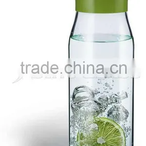 SINOGLASS 1 pc Lock Button Slim Design Borosilicate Glass Air-tight Decanter Bottle thumbnail-1