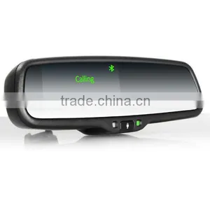 Bluetooth Germid Rear View Mirror Voice Control, Backup Camera Display, Reverse Camera, Brightness Adjust Automatically thumbnail-1
