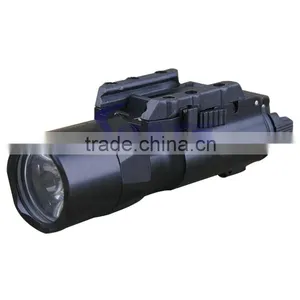 SR-JG-2A 500 Lumen LED White Light With Picatinney Rail Tactical Flashlight thumbnail-2