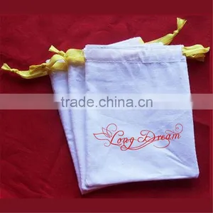 Cotton Drawstring Muslin Favor Bags thumbnail-3