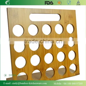 Standing Bamboo Pepper Roaster Rack , Pepper Roasting Rack thumbnail-1