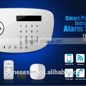 Wireless Smart Gsm Alarm System With LCD Burglar Alarm System Panel thumbnail-1