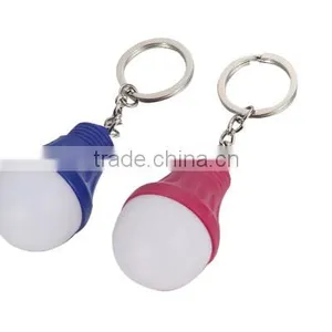 1 LED Bulb Shape Keychain Light Mini Keychain Led Flashlight Wholesale thumbnail-2