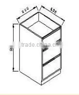 Metal 3 Drawer File Cabinet for Dental Lab Table thumbnail-1