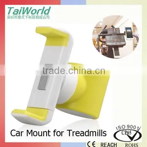 2016 Newest 3.5-6" Mobile Phone Holder for Treadmills/Strollers/ShoppingTrolley Cart/Car Vent/Steering Wheel thumbnail-1