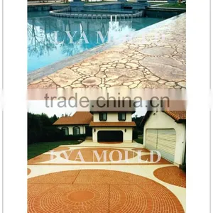 Various Styles Concrete Stamp Mats Roller Rubber Stamp thumbnail-1