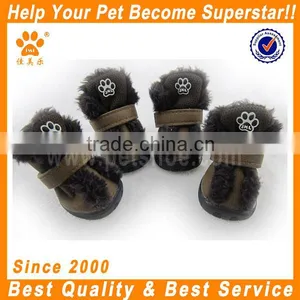 JML Hot Sale Super Warm Stylish Winter Leather Hunting Boots for Dog Pet Waterproof Dog Boots thumbnail-4