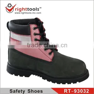RIGHTTOOLS RT-93032 Genuine Leather High Ankle Safety Shoes thumbnail-1