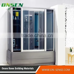 Large Rectangle Shower Cabin With Steam and Massage thumbnail-3