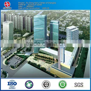 Curtain Wall of Aluminum Panel With Blue and White Procelain Manufacturer thumbnail-6