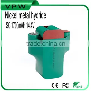 Rechargeable Ni-mh Battery and Nickel Metal Hydride Battery Pack sc 1700mah 14.4v for Power Tool thumbnail-1