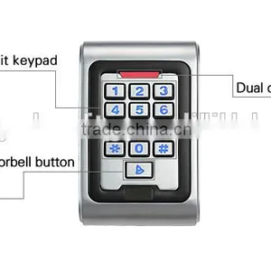 Metal Case Access Control System Glass Door thumbnail-4