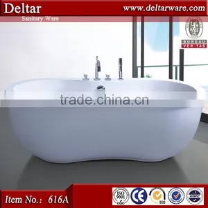 High Quality OEM Well Sale Solid Acrylic Cheap Freestanding Bathtub Price With Many Sizes thumbnail-1