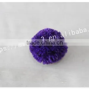 Colorful Customized Size Polyester Yarn Pom Pom Ball for Decoration thumbnail-4