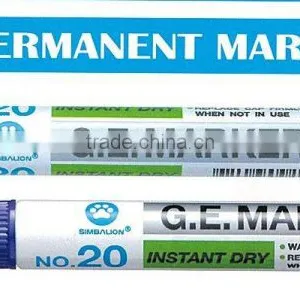 PERMANENT MARKER -- Fine Tip, Aluminum Tube thumbnail-1