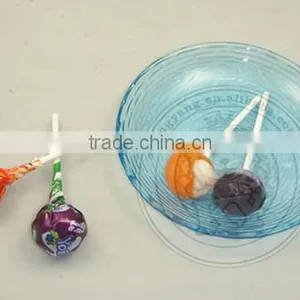 Three Flavor Fruit Tattoo Bubble Gum Filled Yogueta Lollipop Candy thumbnail-1