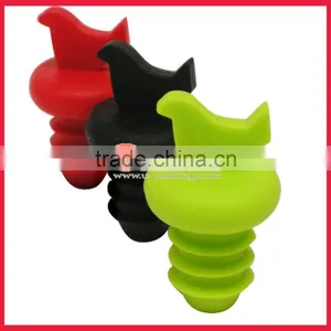 Safety Custom Silicone Decorative Cork Wine Stoppers thumbnail-1