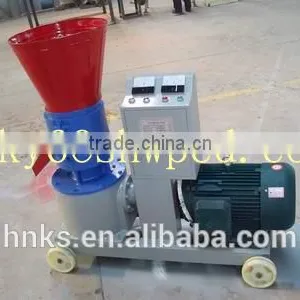 Wood Sawdust and Animal Feed Flat Die Pellet Machine thumbnail-1