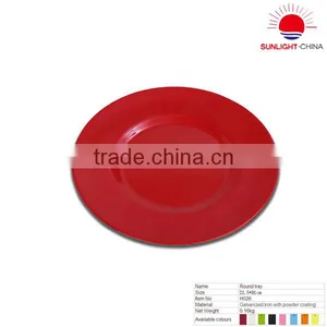 Stainless Steel Round Compartment Metal Serving Tray Manufacturing Company thumbnail-2