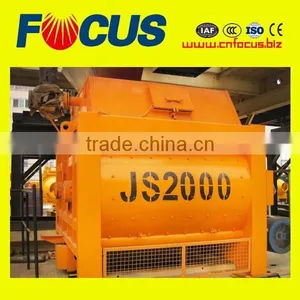 High Productivity JS2000 Twin Shaft Concrete Mixer thumbnail-1