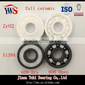 608 Si3N4 ZrO2 Full Ceramic Ball Bearing 608 Ceramic Skate Bearing thumbnail-1