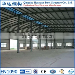Double Slope Pre Engineered Steel Frame Workshop Building thumbnail-4