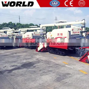 Full Feed Combine Mini Rice Harvester With Rubber Track thumbnail-4