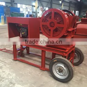 High Quality Diesel Engine Small Jaw Crusher Mobile Stone Crusher Machine for Sale thumbnail-1