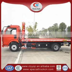 Dongfeng Dlk Flat Wrecker Truck 4X2 Tow Truck for Sale thumbnail-4