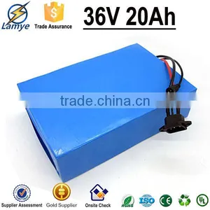 High Capacity High Power 36v 20ah Li-ion Battery Pack 3.7v 18650 Cells 10s BMS Charger thumbnail-2