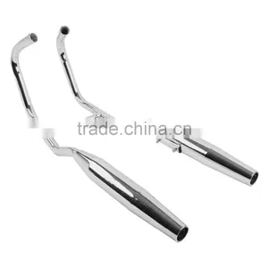 Chrome Two Side Exhaust Muffler for Honda CMX250 Rebel 250 1985-2014 86 96 06 08 thumbnail-1