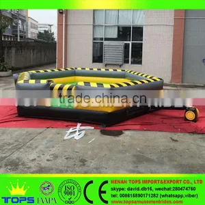 2017 New Look Inflatble Mechanical Rodeo Bull Mat/machine Rodeo Bull Mat/mechnical Bull Ride for Sale thumbnail-4