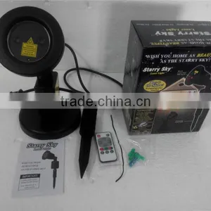 Red Green Outdoor Star Sky Twinkling Laser Projector Christmas Light thumbnail-3