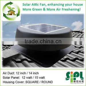 Malaysia Hot Sale Solar Powered Roof Top Ventilation Fan for Home Ventilation thumbnail-2