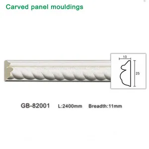 Polyurethane Interior Carved Panel Molding Cornice thumbnail-1