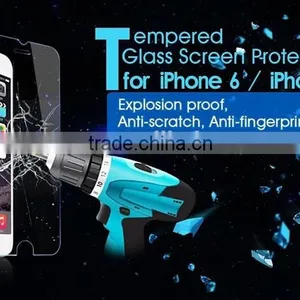 Clear Protective Film for Mobile Phone/tempered Glass Screen Protector/iphone 6 Screen Protector thumbnail-1