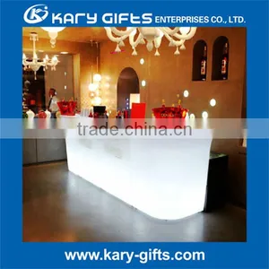 Remote Control Led Reception Desk Hotel Luminous Led Front Desk Supplies thumbnail-4