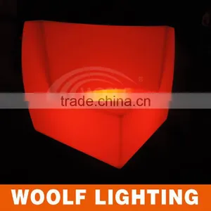 Leisure Nightclub Illuminated Plastic LED Sofa Corner thumbnail-5
